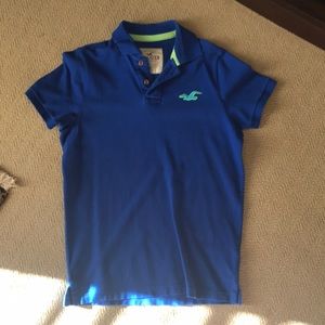Like New Hollister Blue Polo